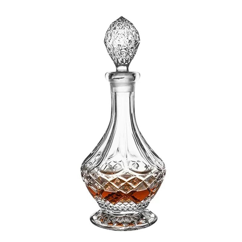 Garrafa Decanter de Cristal para Whisky