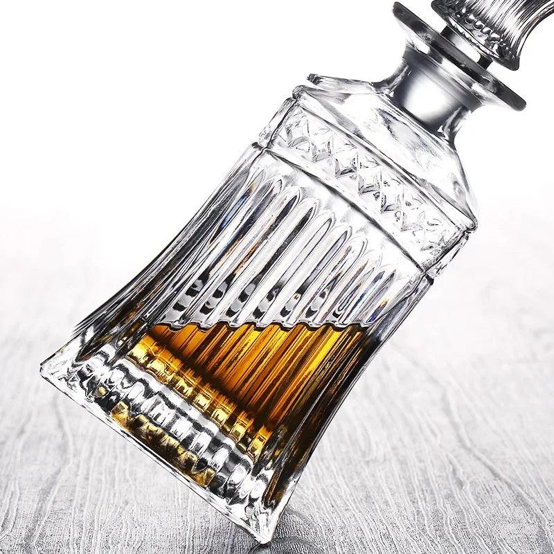 Garrafa Decanter de Vidro Texturizado